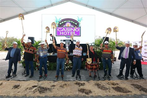 Seminoles Break Ground on New Brighton, Florida .